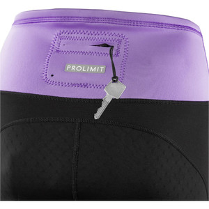 2023 Prolimit Dames Airmax 1mm Wetsuit SUP 3/4 Length Trousers 400.14750.040 - Black / Lavender